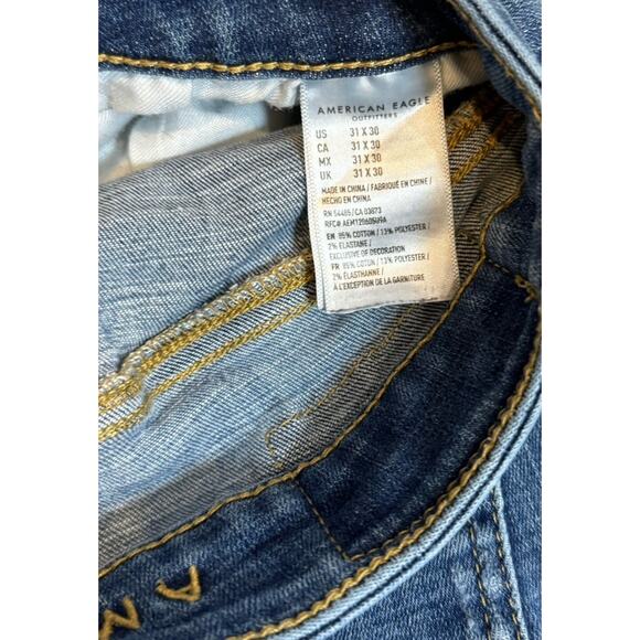 Women’s American Eagle Distressed Next Level Flex Jeans 31x30 - Picture 5 of 5